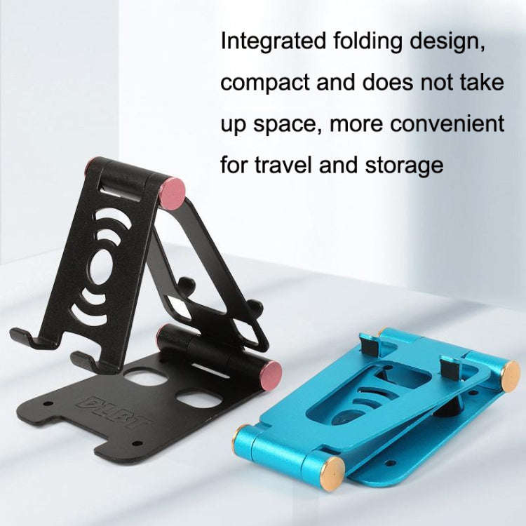 XY-02 Folding Live Aluminum Alloy Desktop Tablet Computer Mobile Phone Bracket, Blue, Gold, Silve...