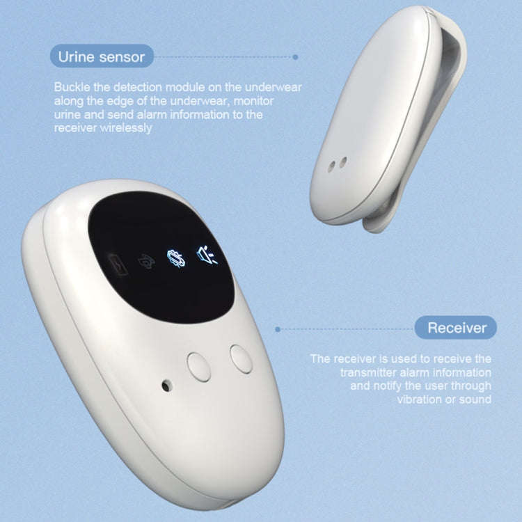Wireless Bedwetting Alarm Pee Alarm with Receiver for Boys Grils Kids Potty Training Elder Care, ...