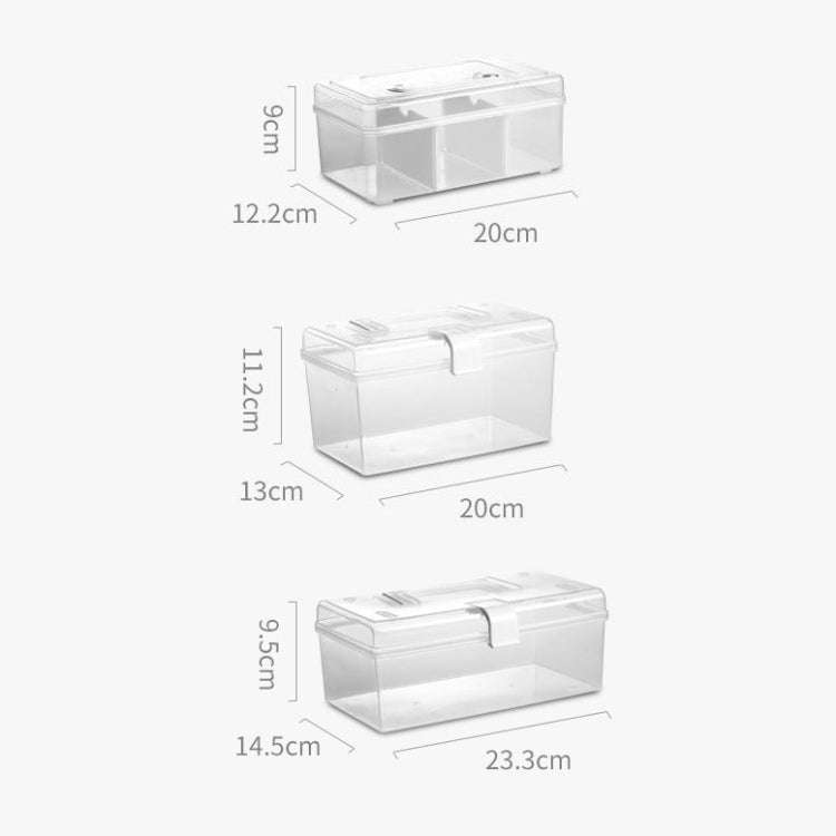 Portable Medicine Box Home Medicine Plastic Storage Box, Style:, Separate Small, High Small, Long...