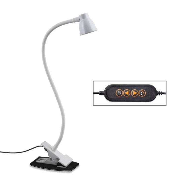 668A001 USB 360 Degree Bend Hose Desk Lamp, Spec:, White Stepless Dimming, Black Stepless Dimming...
