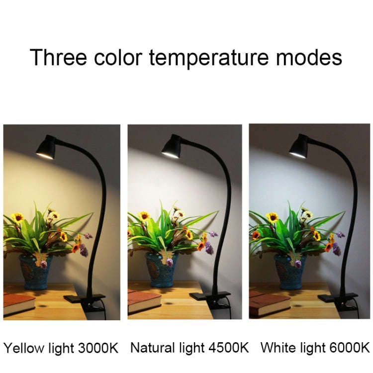 668A001 USB 360 Degree Bend Hose Desk Lamp, Spec:, White Stepless Dimming, Black Stepless Dimming...