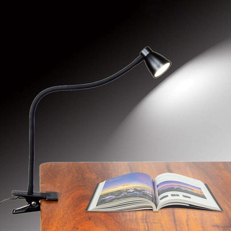668A001 USB 360 Degree Bend Hose Desk Lamp, Spec:, White Stepless Dimming, Black Stepless Dimming...