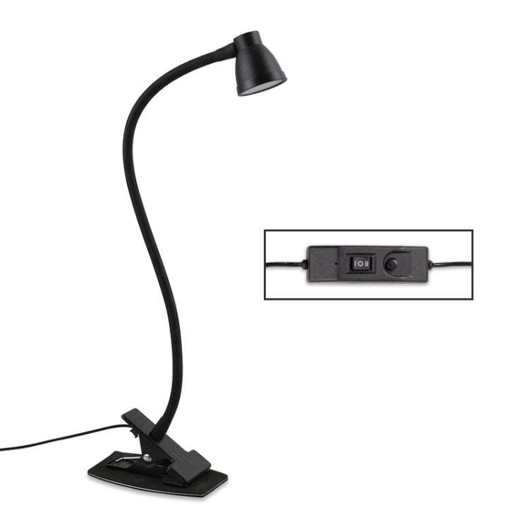 668A001 USB 360 Degree Bend Hose Desk Lamp, Spec:, White Stepless Dimming, Black Stepless Dimming...