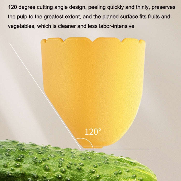 Kitchen Splash Resistant Stainless Steel Home Fruit Peeler, 5PCS Lemon Yellow, 5PCS Apple Green