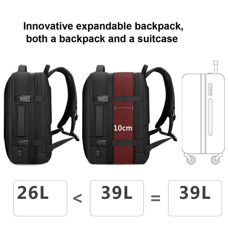 Mark Ryden 17.3 Inch Men Large Capacity Oxford Cloth Computer Backpack,Style:, Ordinary Style, Ex...