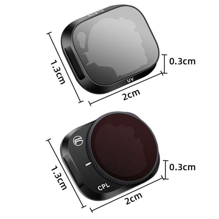 RCSTQ Aluminum Alloy Adjustable Filter Accessories for DJI Mini 3 Pro,Style: UV+CPL+ND8+ND16+ND32...