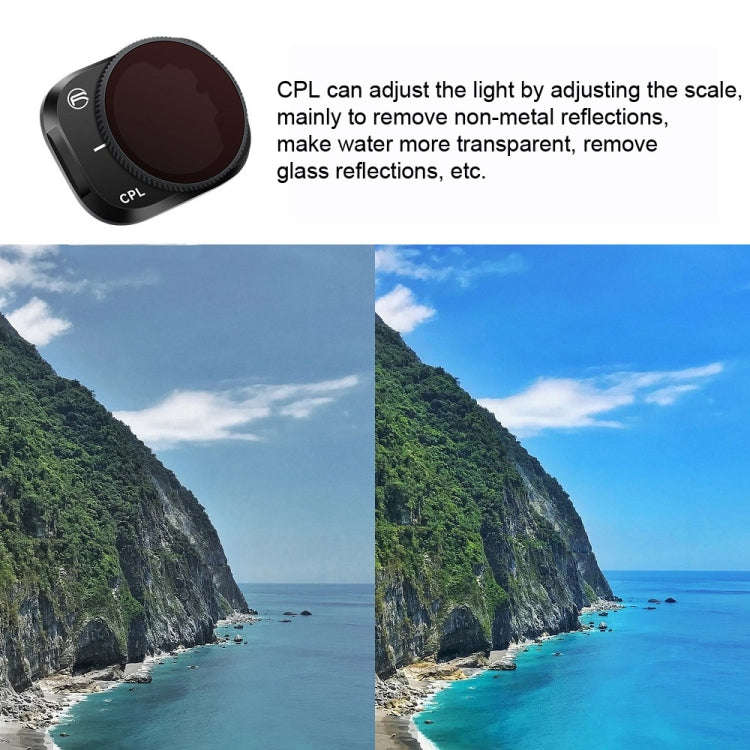 RCSTQ Aluminum Alloy Adjustable Filter Accessories for DJI Mini 3 Pro,Style: UV+CPL+ND8+ND16+ND32...