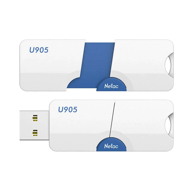 Netac U905 High Speed USB3.0 Retractable Car Music Computer USB Flash Drive, 64GB, 128GB