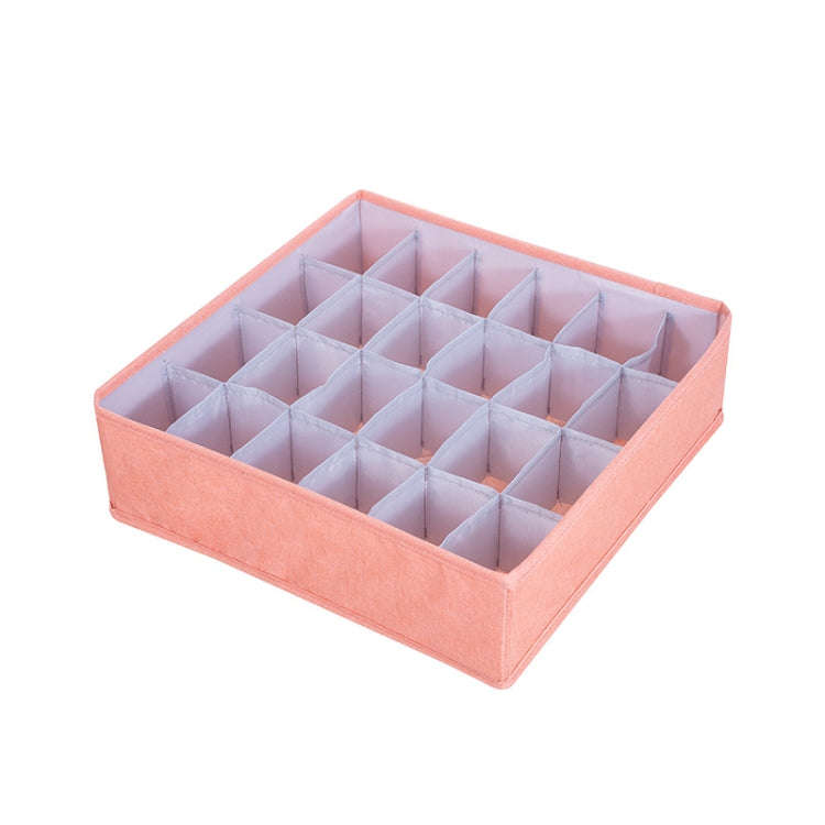 Foldable Drawer Clothes Storage Box, Spec:, 24 Grids (Gray), 24 Grids (Linen), 24 Grids (Red), 24...