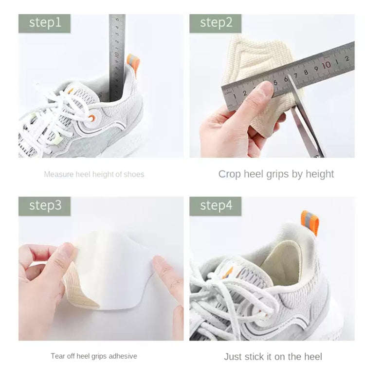 10 Pairs Tailored Sneaker Heel Tab Anti-wear and Anti-drop Tracker, Thickness:, 5mm (Beige), 5mm ...