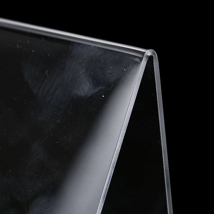 2 PCS Acrylic Display Stand Transparent Book Shelf Photo Frame Holder, 100 x 115 x 130mm