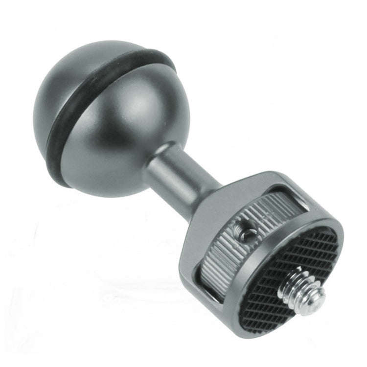 2.5cm Ball Head Clip for Action Camera Underwater Video Camera Light Diving Joint, Red, Black, Ti...
