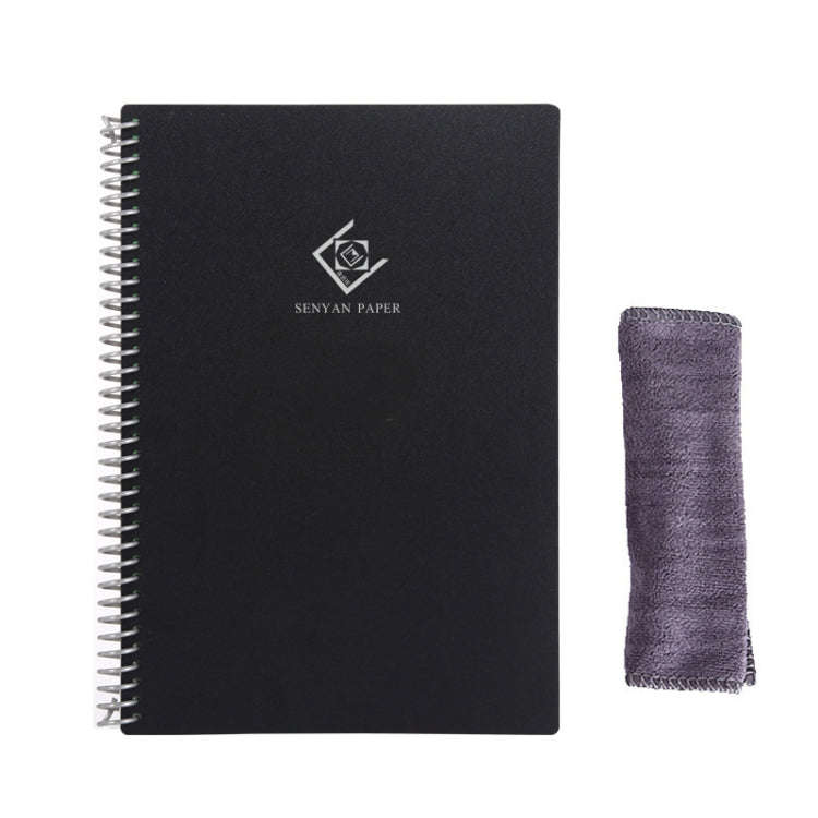 KCA02 Erasable Waterproof Coil Notebook, Spec:, A5 Square, B5 Round, A5 without LOGO, A5 Iron Rin...