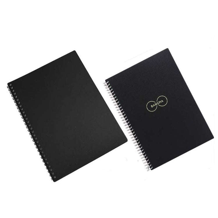 KCA02 Erasable Waterproof Coil Notebook, Spec:, A5 Square, B5 Round, A5 without LOGO, A5 Iron Rin...