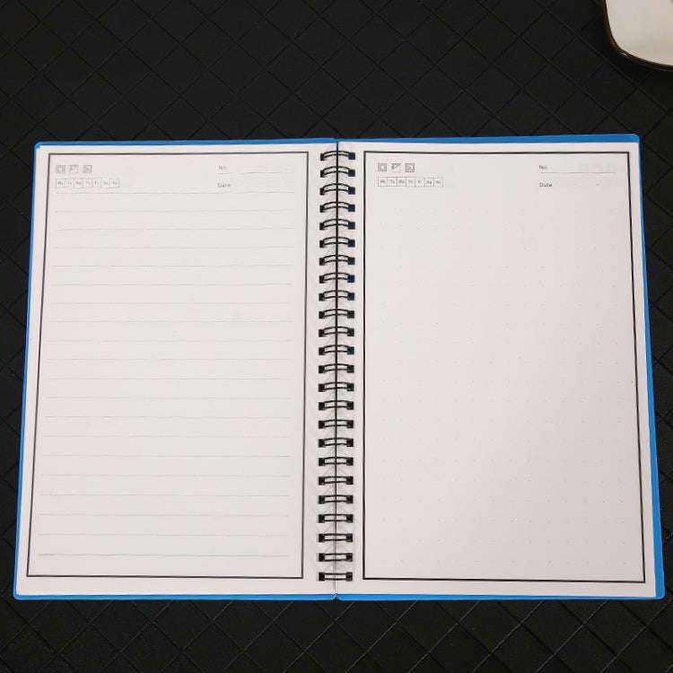 KCA02 Erasable Waterproof Coil Notebook, Spec:, A5 Square, B5 Round, A5 without LOGO, A5 Iron Rin...
