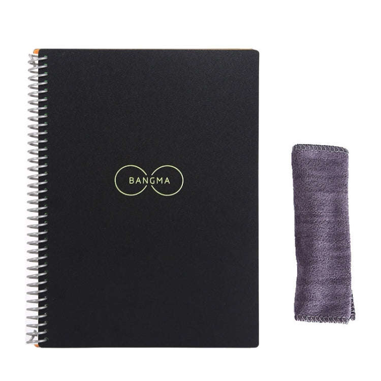 KCA02 Erasable Waterproof Coil Notebook, Spec:, A5 Square, B5 Round, A5 without LOGO, A5 Iron Rin...