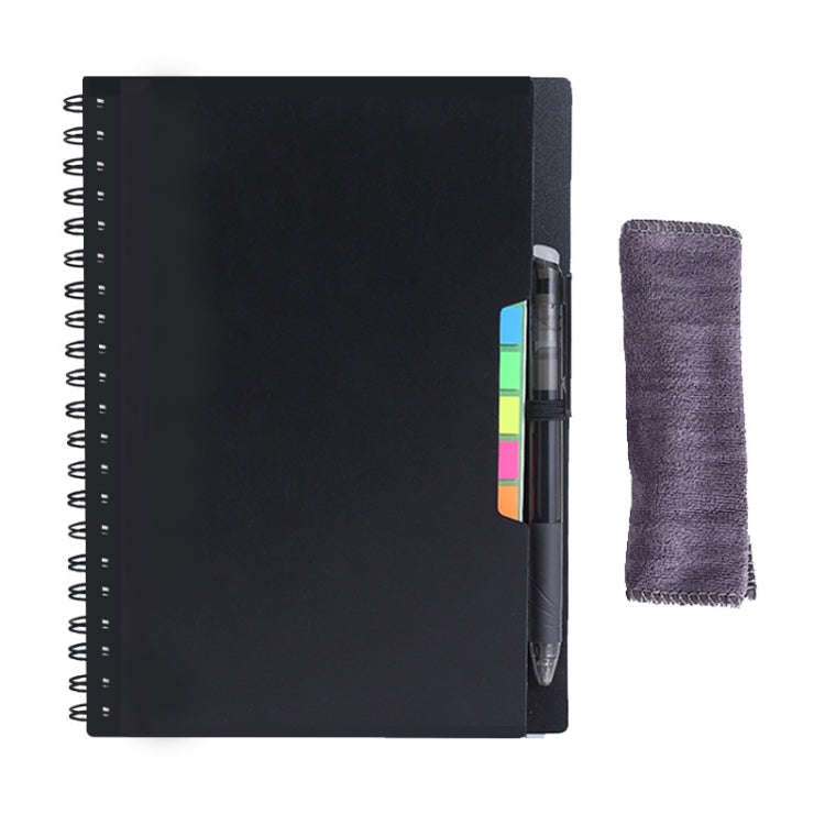 KCA02 Erasable Waterproof Coil Notebook, Spec:, A5 Square, B5 Round, A5 without LOGO, A5 Iron Rin...