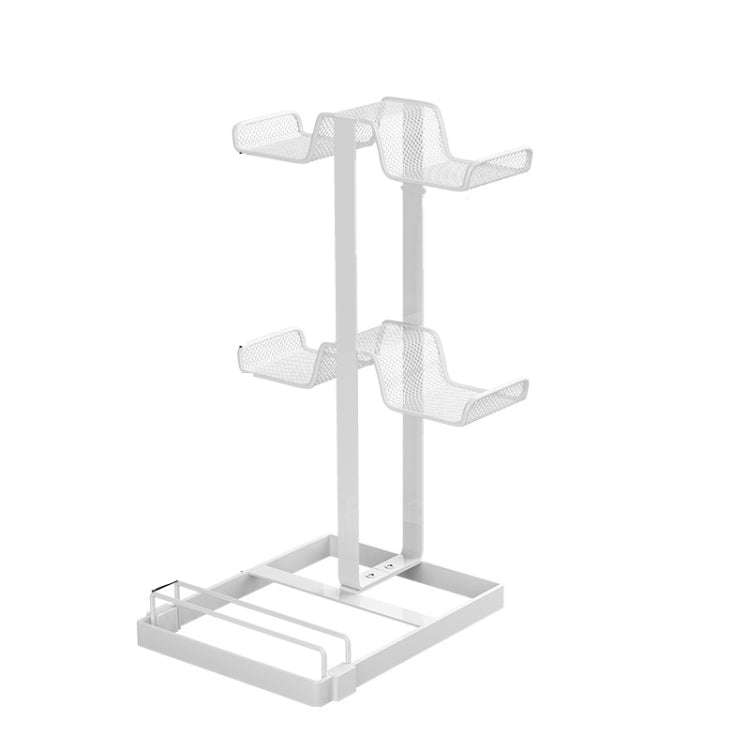 Desktop Headset Gamepad Game Console Storage Bracket, White, Black