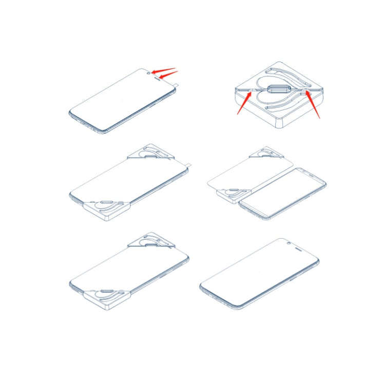 10 PCS Mobile Phone Tablet Quick Sticker Tool For iPhone12mini/iPhone12/iPhone12Pro/iPhone12Pro M...