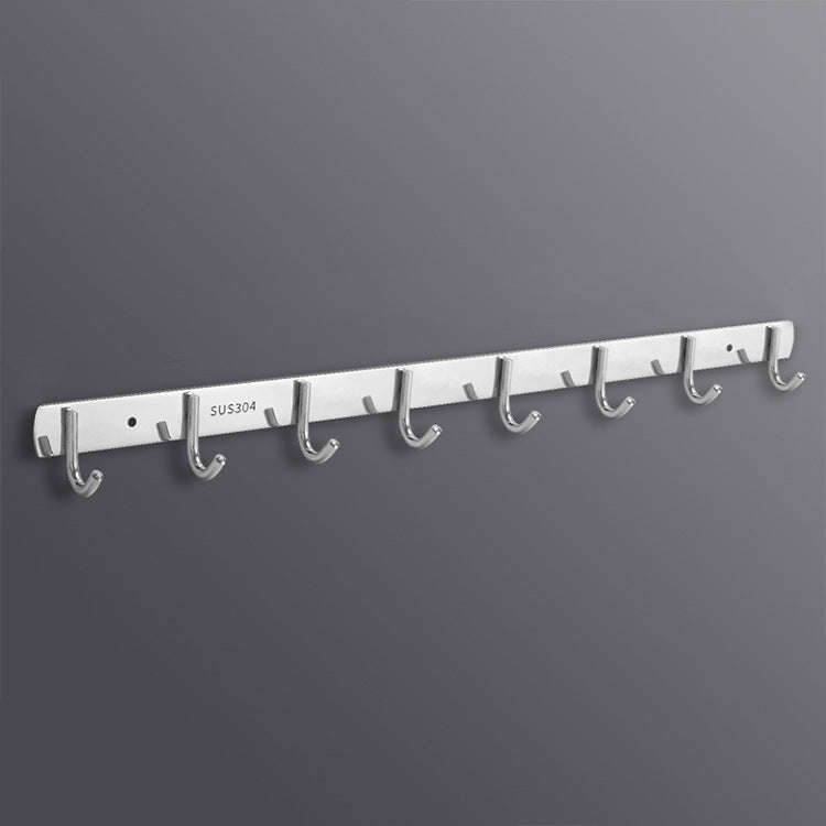 304 Stainless Steel No Punching Door Rear Coat Hook, 3 Hooks, 4 Hooks, 6 Hooks, 7 Hooks, 8 Hooks,...