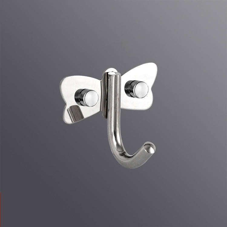 304 Stainless Steel No Punching Door Rear Coat Hook, 3 Hooks, 4 Hooks, 6 Hooks, 7 Hooks, 8 Hooks,...