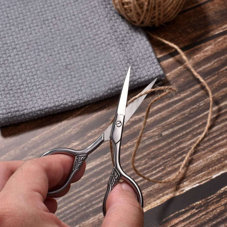 2 PCS Beard Scissors Cosmetic Small Scissors Makeup Small Tools, 2 PCS Pointed Head, 2 PCS Round ...