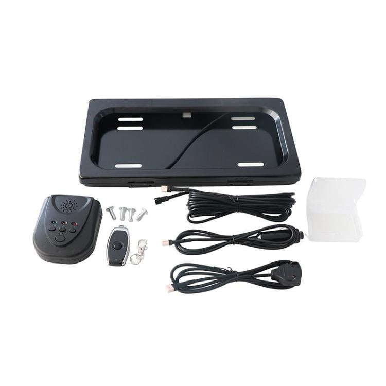 US Standard Rolling Shutter Car License Plate Frame License Plate Bracket, Single License Plate B...