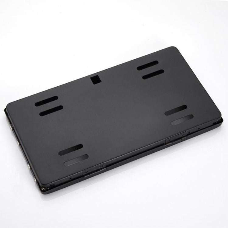US Standard Rolling Shutter Car License Plate Frame License Plate Bracket, Single License Plate B...