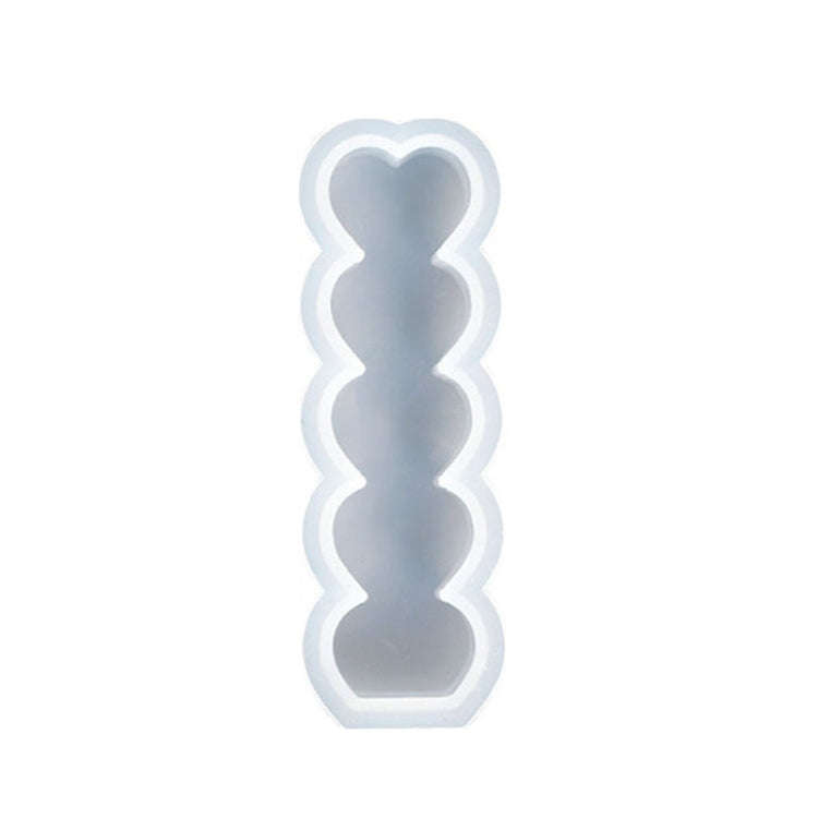 D2111-1 DIY Drop Mold Heart Candle Silicone Mold, D2111-1