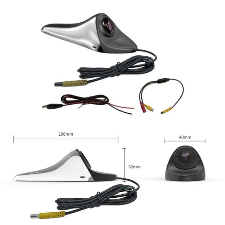 Car Electronic Rearview Mirror HD Auxiliary Mirror Right Blind Spot Auxiliary Camera, AHD Signal,...