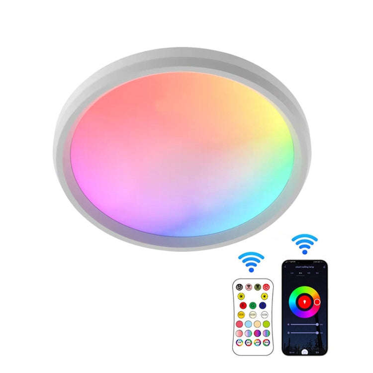 WiFi Bluetooth 2.4G Remote Control LED Ceiling Light, Voltage:, EU Standard 220V-240V, US Standar...