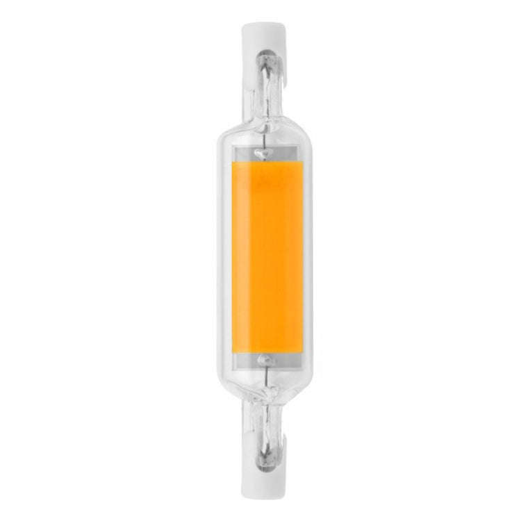 R7S LED COB Dimmer Glass Lamp Double-end Horizontal Plug-in Light, 78MM 10W, 118mm 20W