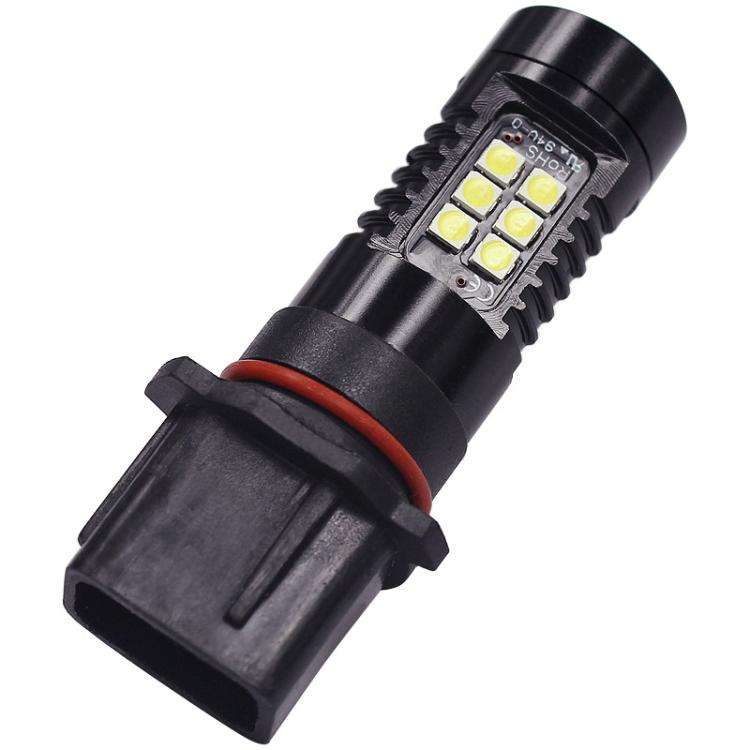 1pair Automotive High-Power LED White Light Fog Lamp, P13W