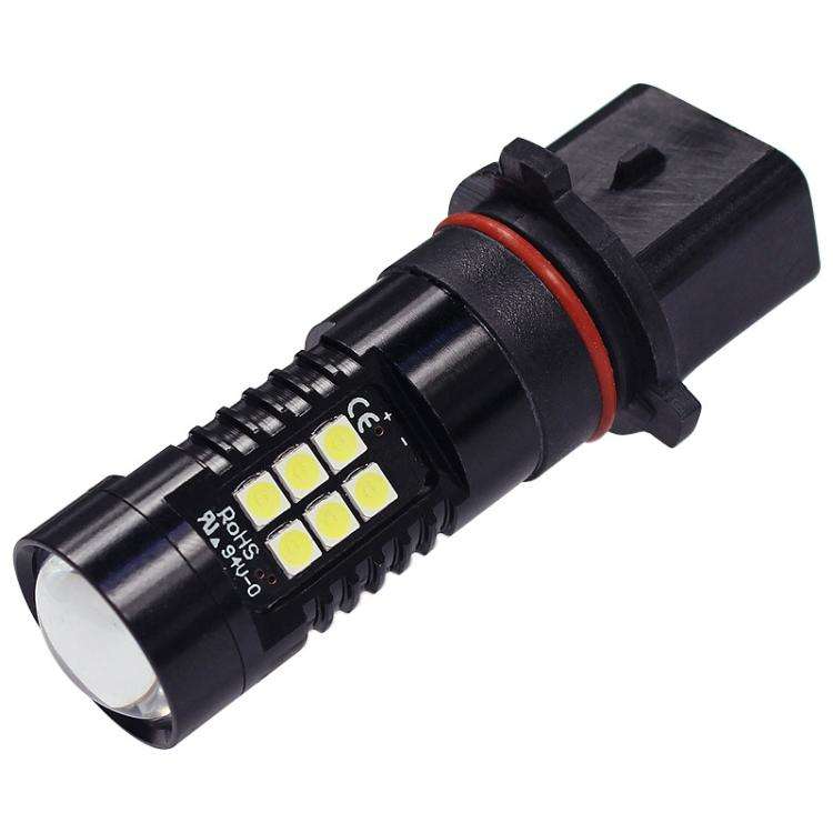 1pair Automotive High-Power LED White Light Fog Lamp, P13W