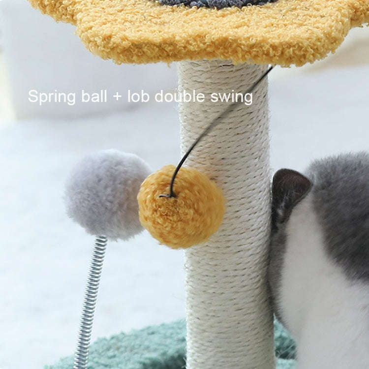 Cat Climbing Rack Small Turntable Cat Scratching Board Toy, Turntable Pink
