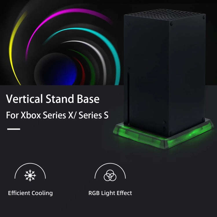 Game Console Symphony Cooling Base For Microsoft XBOX Series X/S, RGB Cooling Base