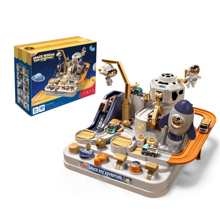 Space Rocket Rail Car Train Track Toys for Kids  Mechanical Adventure ,Style:, Rocket Model With ...