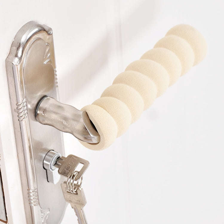 2 PCS Anti-static Bedroom Door Handle Anti-collision Cover, 13.5x3.5cm