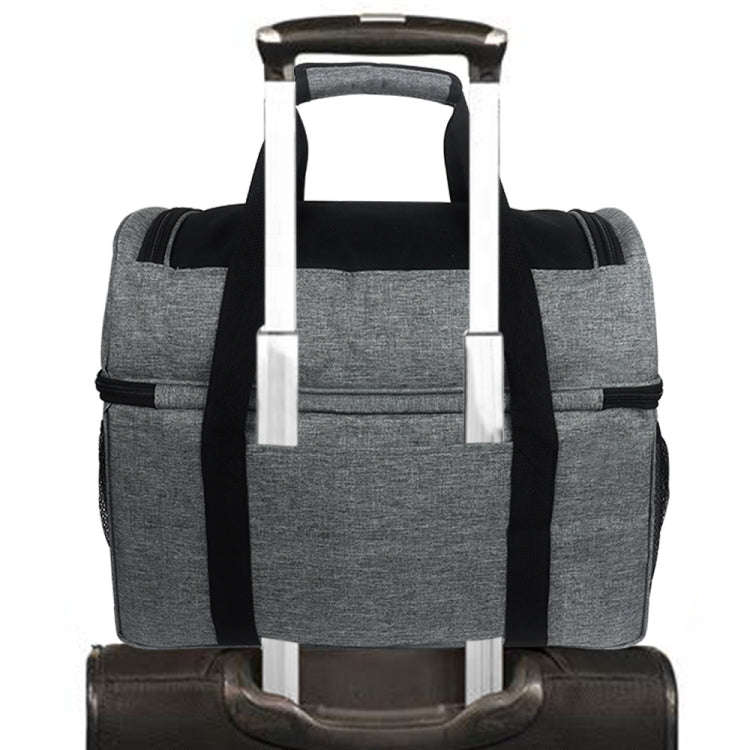 Bowling Tote Bag Portable Travel Sneaker Backpack, Bowling Tote Bag Grey