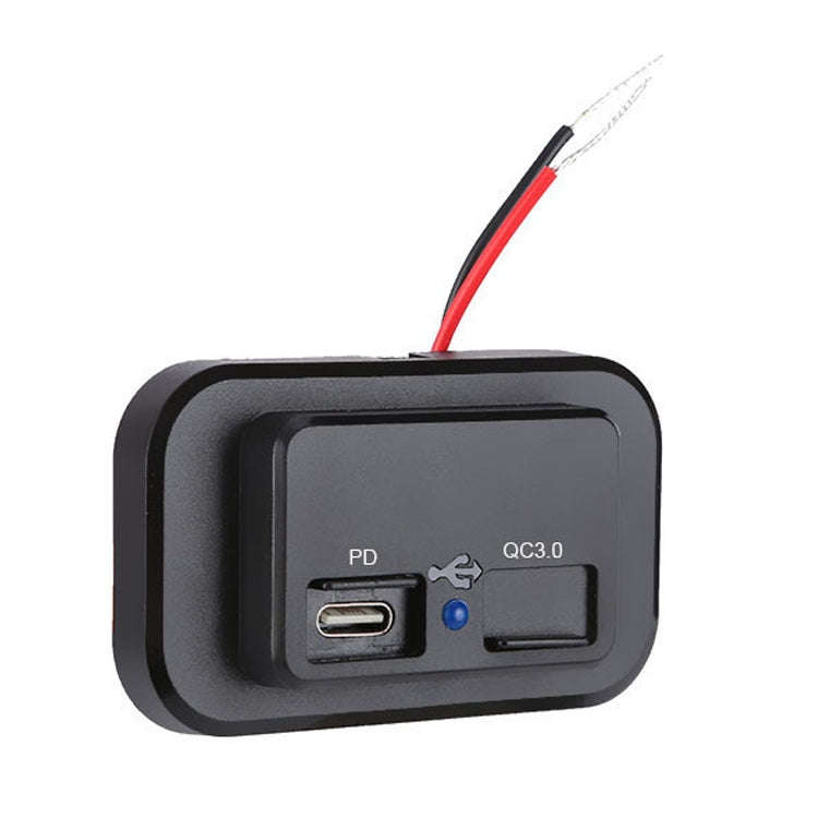 18W QC3.0 Fast Charge PD Car RV Boat Charger, 18W