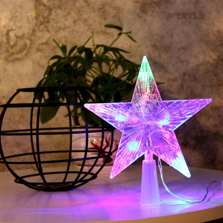 Christmas Tree Top Light LED Glowing Star Lights, Size:, Small Battery Model, Large Battery Model...