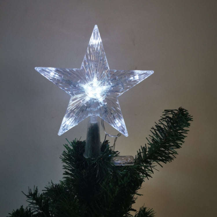 Christmas Tree Top Light LED Glowing Star Lights, Size:, Small Battery Model, Large Battery Model...
