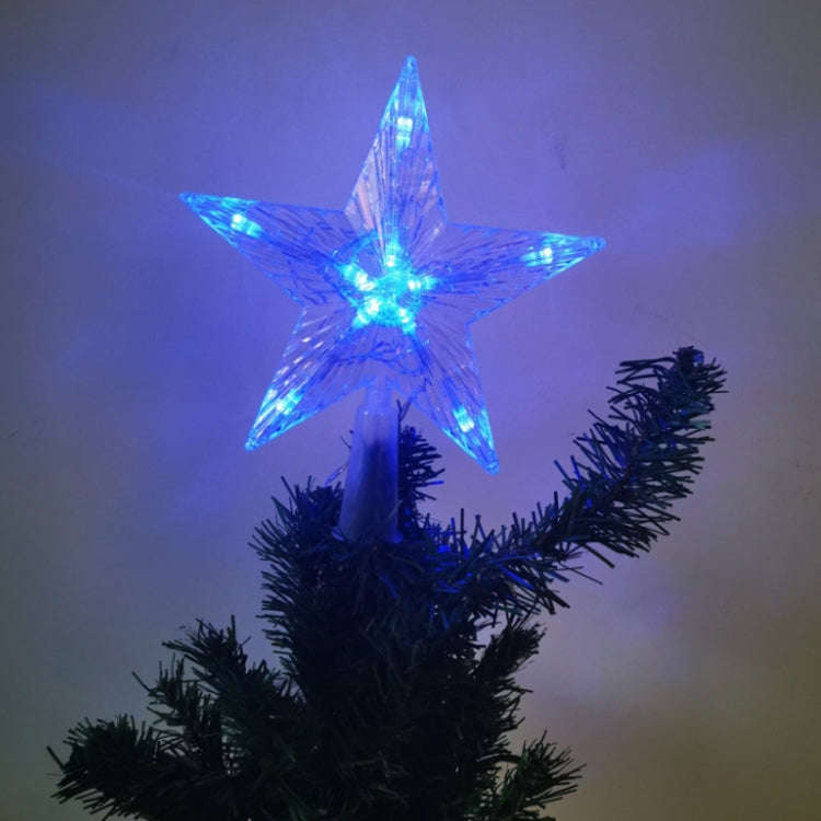 Christmas Tree Top Light LED Glowing Star Lights, Size:, Small Battery Model, Large Battery Model...