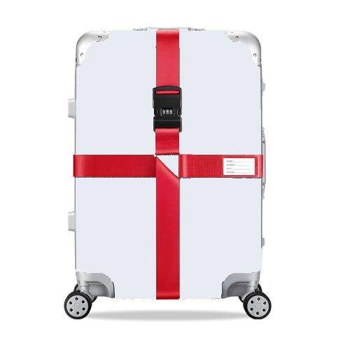 Luggage Reinforcement Straps Fixed Protective Rope With Combination Lock, Red, Blue, Black, Khaki...