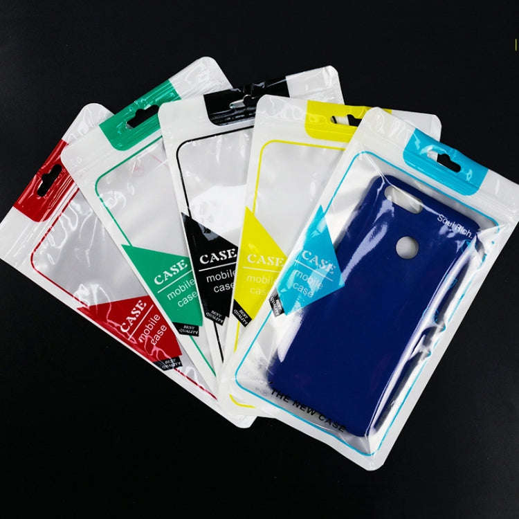 100PCS Phone Case Translucent Yin Yang Self-sealing Packaging Bag, 12x21cm(Blue), 12x21cm(Green),...