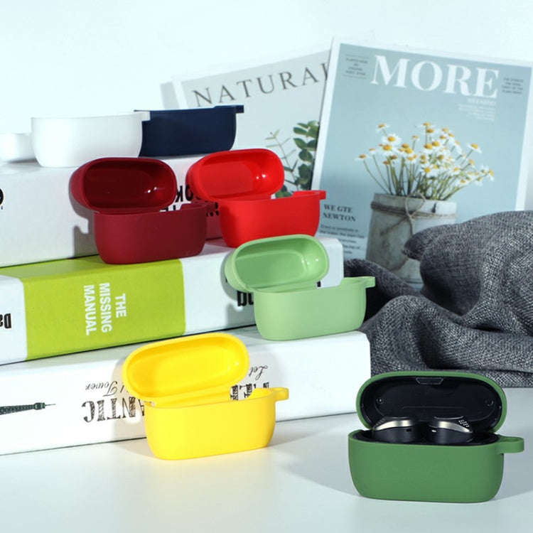 For Jabra Elite75T Sports Bluetooth Headphones Soft Silicone Case with hooks, Black, White, Pink,...