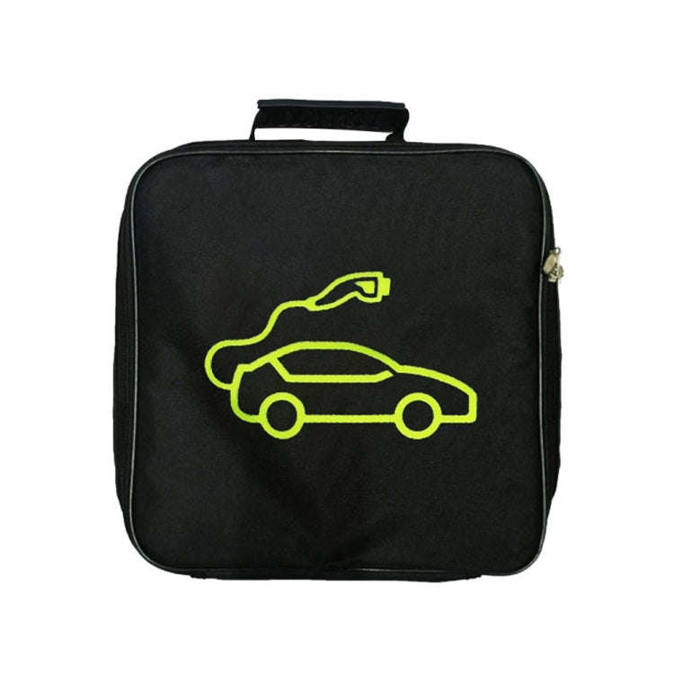Car Charging Cable Storage Bag Carry Bag For Electric Vehicle Charger Plugs,Spec:, Round Without ...