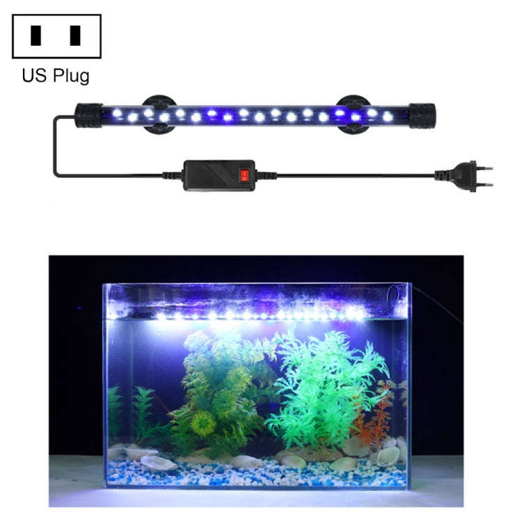90-260V Aquarium Diving Light LED Fish Tank Light, Q20BW Blue+White Light, Q30BW Blue+White Light...