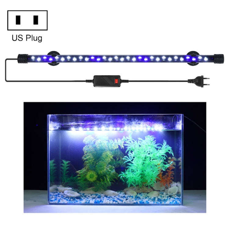 90-260V Aquarium Diving Light LED Fish Tank Light, Q20BW Blue+White Light, Q30BW Blue+White Light...