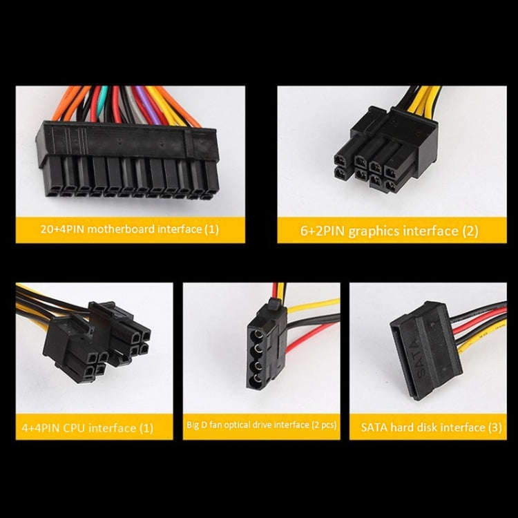 EVESKY  700WS  ATX 12V Computer Power Supply With 12cm Fan, 700WS